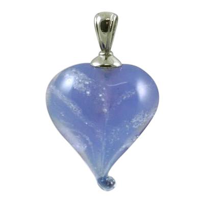 Lavender Love Cremation Ash Pendant