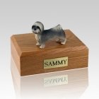 Lhasa Apso Gray Puppycut X Large Dog Urn