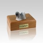 Lhasa Apso Gray Small Dog Urn