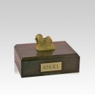 Lhasa Apso Heeling Small Dog Urn