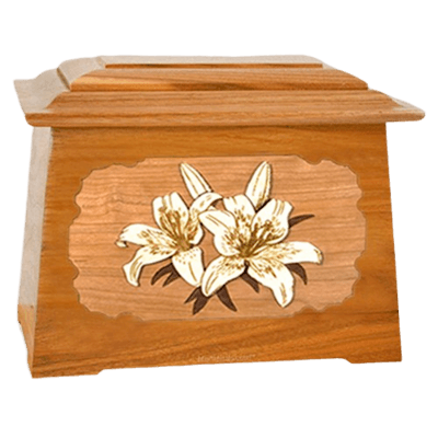 Lily Mahogany Aristocrat Cremation Urn