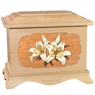 Lily Maple Cremation Urn