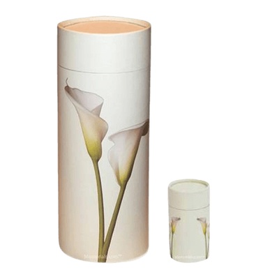 Lily Scattering Biodegradable Urns