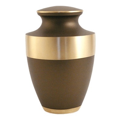 Lineas Bronze Cremation Urn