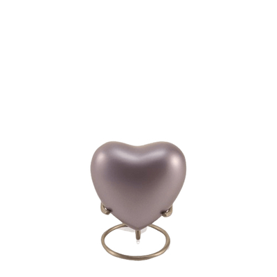 Lineas Periwinkle Heart Keepsake Urn