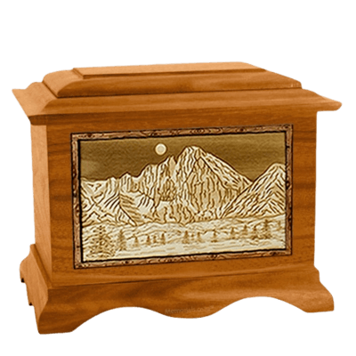 Longs Peak Mahogany Cremation Urn