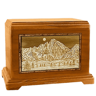 Longs Peak Mahogany Hampton Cremation Urn