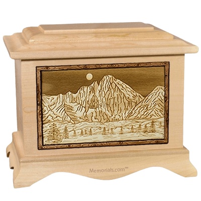 Longs Peak Maple Cremation Urn