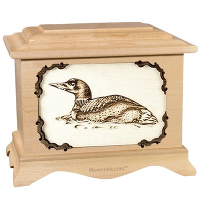 Loon Maple Cremation Urn