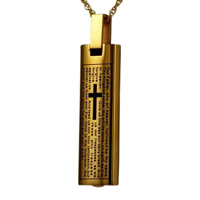 Lord Prayer Cremation Pendant II