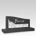 Love Forever Companion Granite Headstone