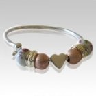 Loyal Heart Ash Cremation Bracelet