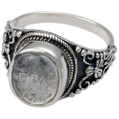 Lunette Cremation Ring