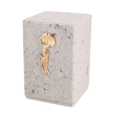 Memoriam Grey Marble Cremation Urn