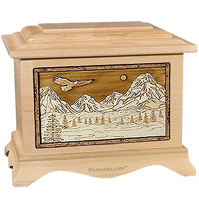 Mount Splendor Maple Cremation Urn For Two