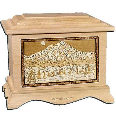 Mt Baker Maple Cremation Urn For Two