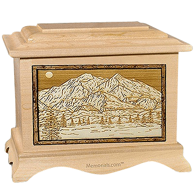 Mt Mckinley Maple Cremation Urn For Two