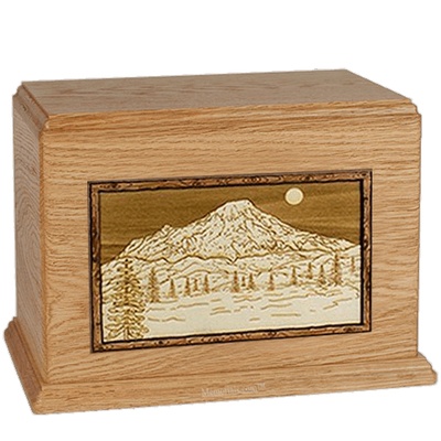 Mt Rainer Oak Companion Urn