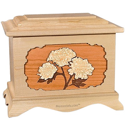 Mums Maple Cremation Urn for Two