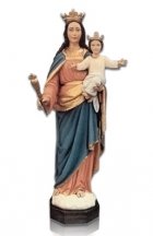 Madonna Ausiliatrice Medium Fiberglass Statues 