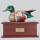 Male Decoy Duck Dog Urns