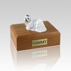 Maltese Blue Ribbon Small Dog Urn