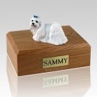 Maltese Blue Ribbon X Large Dog Urn