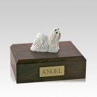 Maltese Walking Medium Dog Urn