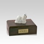 Maltese Walking Small Dog Urn