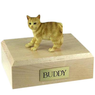 Manx Red Taby X Large Cat Cremation Urn