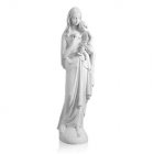 Mary & Jesus Marble Statues