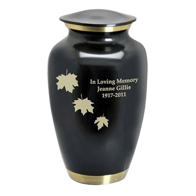 Matte & Gold Cremation Urn