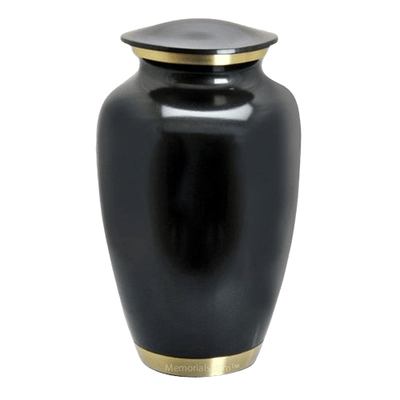 Matte & Gold Cremation Urn