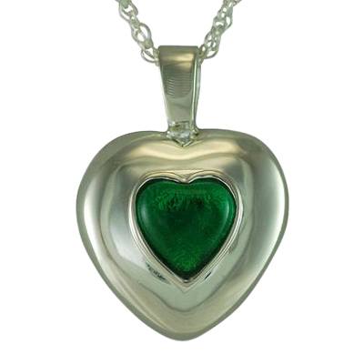 May Cremation Heart Pendant