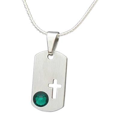 May Cross Cremation Pendant