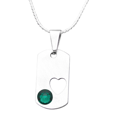 May Heart Cremation Pendant
