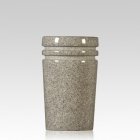Medium Gray Tapered Granite Vase