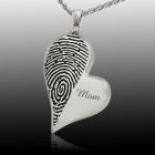 Merged Heart Cremation Print Keepsakes