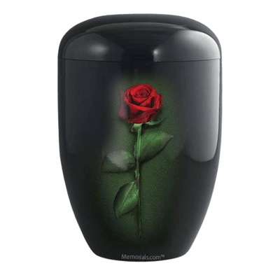 Midnight Rose Biodegradable Urn