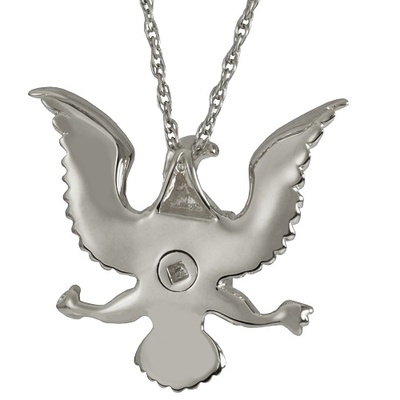 Military Eagle Cremation Pendant III