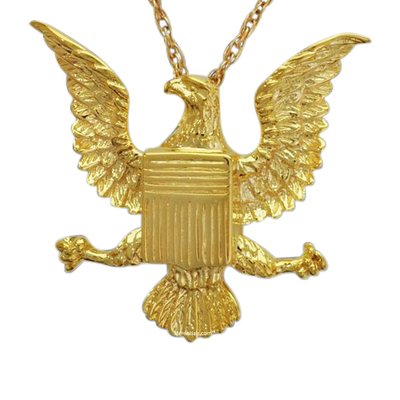 Military Eagle Cremation Pendant II