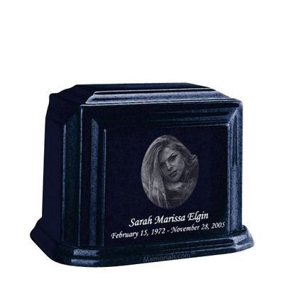 Millennium Sapphire Blue Medium Marble Urn