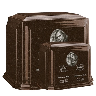 Millennium Chocolate Marble Urns