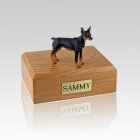 Miniature Pincher Black & Tan Medium Dog Urn