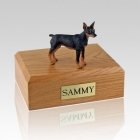 Miniature Pincher Black & Tan X Large Dog Urn