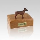 Miniature Pincher Red & Brown Small Dog Urn