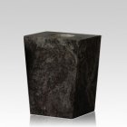 Black Satin Modern Granite Vase