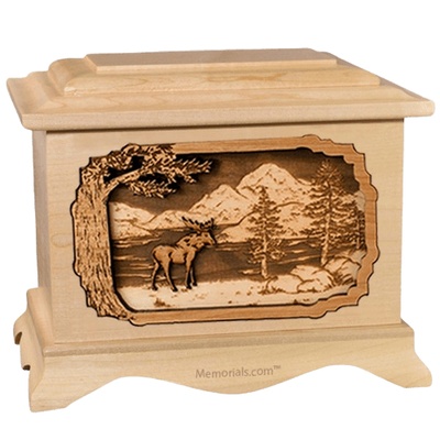 Moose Maple Cremation Urn