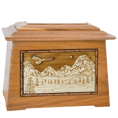 Mount Splendor Oak Aristocrat Cremation Urn