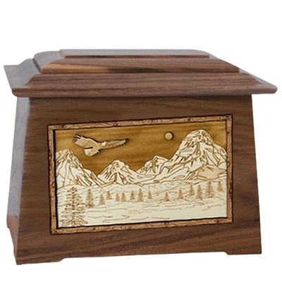 Mount Splendor Walnut Aristocrat Cremation Urn